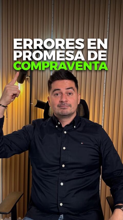 Errores en la promesa de compraventa